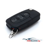 Ключ зажигания Audi A3/S3 2004-2007, 3 кнопки, 433Mhz
