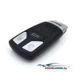 Ключ зажигания Audi A4 2020-, A5 2020-, Q5 2017-, 3 кнопки, 433Mhz
