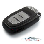 Ключ зажигания Audi A4 2008-, A5 2007-, A6 2011-, Q5 2008-, 3 кнопки, 315Mhz