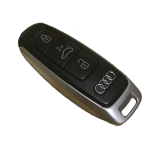 Ключ зажигания Audi A6 2019-, A7 2019-, A8 2018-, Q7 2016-, Q8 2019-, E-Tron 2019-, 3 кнопки, 433Mhz