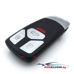 Ключ зажигания Audi Q7 2016-, 3+1 кнопка Panic, 315Mhz