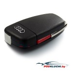 Ключ зажигания R8 2007-2015, 3+1 кнопка Panic, 433Mhz