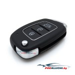 Ключ зажигания Hyundai Santa Fe 2015-2018, 3 кнопки, 433Mhz