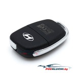 Ключ зажигания Hyundai Santa Fe 2015-2018, 3 кнопки, 433Mhz