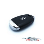 Ключ зажигания Hyundai Kona 2017-, 3 кнопки, 433Mhz