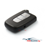 Ключ зажигания Hyundai ix35, Veloster, i45, Tucson, i30, Sonata, Accent, Solaris, Santa Fe, Verna c 2009-, 3 кнопки, 433Mhz