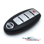 Ключ зажигания Nissan Leaf 2012-2018 (USA), 3+1 кнопка Panic, 433Mhz