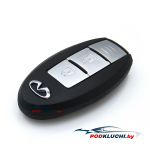 Ключ зажигания FX 35/45 2006-2009, 2 кнопки, 433Mhz