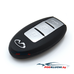 Ключ зажигания Infiniti M35/45 2006-2010, 3 кнопки, 433Mhz