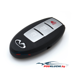 Ключ зажигания Infiniti QX70/FX 2008-2010, QX50/EX 2008-2017, 2+1 кнопка Panic, 433Mhz