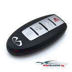 Ключ зажигания Infiniti Q50 2013-2015 (USA), 3+1 кнопка Panic, 315Mhz