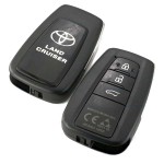 Ключ зажигания Toyota Land Cruiser Prado 2017-2019, 3 кнопки, 433Mhz