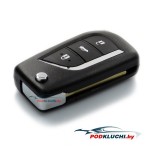Ключ зажигания  Toyota Corolla 2013-2019, Auris/Auris Hybrid 2012-, 3 кнопки, 433Mhz