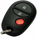 Ключ радиочастотный Toyota Sienna 2003-, Highlander 2007-2014, Sequoia 2007-, Tacoma 2004-2015, Tundra 2006- (USA), 2+1 кнопка Panic, 315Mhz