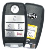Ключ зажигания Kia Sedona 2015- (USA), 5+1 кнопка Panic, 434Mhz