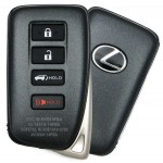 Ключ зажигания Lexus NX200/NX200t 2015-2017, NX300/NX300h 2015-2020, LX570 2016-2020, 3+1 кнопка Panic, 315Mhz