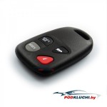 Ключ радиочастотный Mazda Miata 2001-2005, 3+1 кнопка Panic, 313Mhz