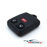 Ключ радиочастотный Mazda Tribute 2001-2007, B-Series Pickup 1998-2009, 2+1 кнопка Panic, 315Mhz