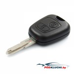 Ключа Peugeot 106, 206 (корпус) 2 кнопки