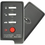 Ключ зажигания Subaru Legacy (B14) 2012-2014, 3+1 кнопка Panic, 315Mhz