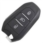 Ключ зажигания Peugeot 508 2018-, 3 кнопки, 433Mhz