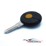 Ключ зажигания Smart 2003-2007, 1 кнопка, 433Mhz