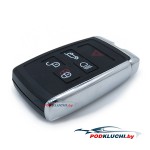 Ключ зажигания Jaguar E-Pace, F-Pace, I-Pace, XF 2018-, 4+1 кнопка Panic, 434Mhz