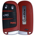 Ключ зажигания Dodge Challenger SRT Hellcat 2019-2020, Charger SRT Hellcat Demon V8 2019, 3+1 кнопка Panic, 433Mhz