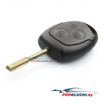 Ключ Ford Mondeo, Fusion, Ka (корпус) 3 кнопки