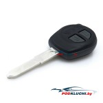 Ключ зажигания Nissan Pixo 2009-, 2 кнопки, 433Mhz