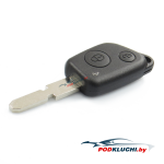 Ключ зажигания Peugeot 406 Coupe, 2 кнопки, 433Mhz