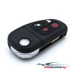 Ключ зажигания Jaguar X Type 2001-09, S Type 1999-2008, XJ 2002-09, XJR 2002-09, 4 кнопки, 433Mhz