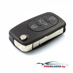 Ключ Audi A2, A3, A4, A6, A8, TT выкидной 3 кнопки