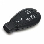 Ключ зажигания Chrysler Voyager 2007-2013, 5 кнопок, 433Mhz