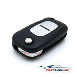Ключ зажигания Renault Twingo 2007-2010,  выкидной 2 кнопки, 433Mhz