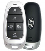 Ключ зажигания Hyundai Santa Fe 2021- (USA), 4+1 кнопка Panic, 433Mhz