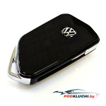 Ключ Volkswagen Caddy, Touran выкидной (корпус) (переделка) 3 кнопки