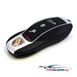 Смарт ключ Porsche Cayenne, Taycan (корпус) 3+1 кнопка Panic