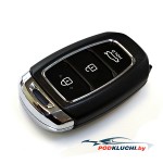 Смарт ключ Hyundai Veloster (корпус) 2+1 кнопка Panic