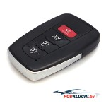 Смарт ключ Toyota Prius Prime (корпус) 3+1 кнопка Panic