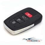 Смарт ключ Toyota Camry (корпус) 3+1 кнопка Panic
