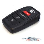 Смарт ключ Toyota Tundra (корпус) 3+1 кнопка Panic