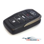 Смарт ключ Toyota Camry (корпус) 3+1 кнопка Panic