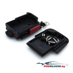 Ключ Volkswagen Beetle выкидной (корпус) 2+1 кнопкa Panic