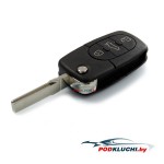 Ключ Volkswagen Jetta выкидной (корпус) 3+1 кнопкa Panic