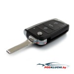 Ключ Volkswagen Golf выкидной (корпус) 3 кнопки