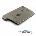 Ключ карта Renault  Espace 4 (корпус) 2 кнопки без лезвия