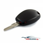 Заготовка ключа Renault Kangoo с местом под чип