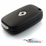 Ключ Renault Fluence  выкидной (корпус) 3 кнопки