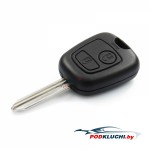 Ключ Peugeot Expert, Partner (корпус) 2 кнопки